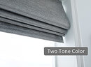 Everyday Celebration Roman Shades, 27" W X 64" H B083FLCNCB - Pewter - Brand New