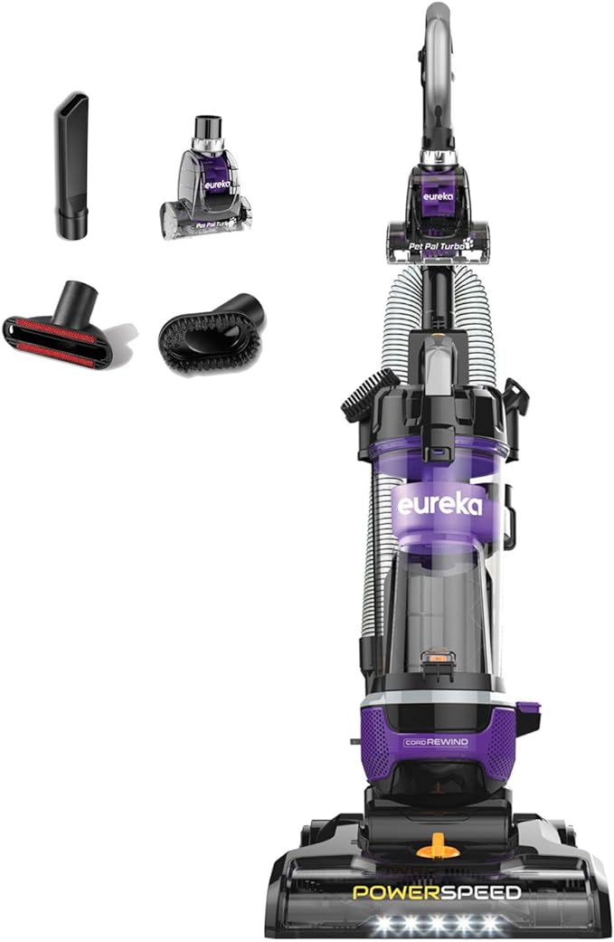 Eureka Powerful Lightweight Upright Vacuum Carpet Floor NEU202 - Purple - Like New
