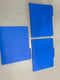 OFFICE DEPOT 2-TONE FILE FOLDERS, 1/3 CUT, LETTER SIZE, PACK OF 24 - BLUE - Like New