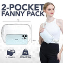 White SOJOURNER Crossbody Belt Bag for Women – Stylish Fanny - Scratch & Dent
