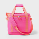 SUN SQUAD 24 CANS/20.7QT SOFT SIDED COOLER - PINK - Scratch & Dent
