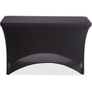 ICEBERG IGEAR STRETCH FABRIC TABLE COVER, FIT 4' TABLE, 24" W X 48"L - BLACK - Like New