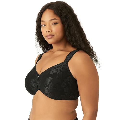 WACOAL WOMEN'S AWARENESS FULL FIGURE UNDERWIRE BRA.SIZE 36D - BLACK - Brand New