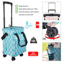DBEST PRODUCTS ULTRA COMPACT COOLER SMART CART 360 INSULATED MOROCCAN TILE - Like New