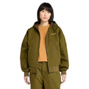 TB0A6HNY TIMBERLAND WASHED DUCK CANVAS HOODED BOMBER MEN'S M - DARK OLIVE - Brand New