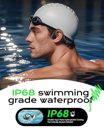 DEMICEA OPEN EAR SPORT HEADPHONES, WIRELESS BONE CONDUCTION - RED - Like New