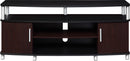 AMERIWOOD HOME CARSON TV STAND FOR TVS UP TO 50", CHERRY - CHERRY - Like New