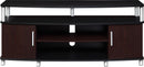 AMERIWOOD HOME CARSON TV STAND FOR TVS UP TO 50", CHERRY - - Scratch & Dent