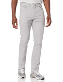 AMAZON ESSENTIALS MEN'S SLIM-FIT PANTS 5-POCKET STRETCH TWILL 28W X 28L - GREY - Brand New