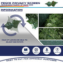 Windscreen4less 1PC 4' x 14' Ivy Leaf Decorative Fence Screen B00ZDZS4LE - Green - Like New