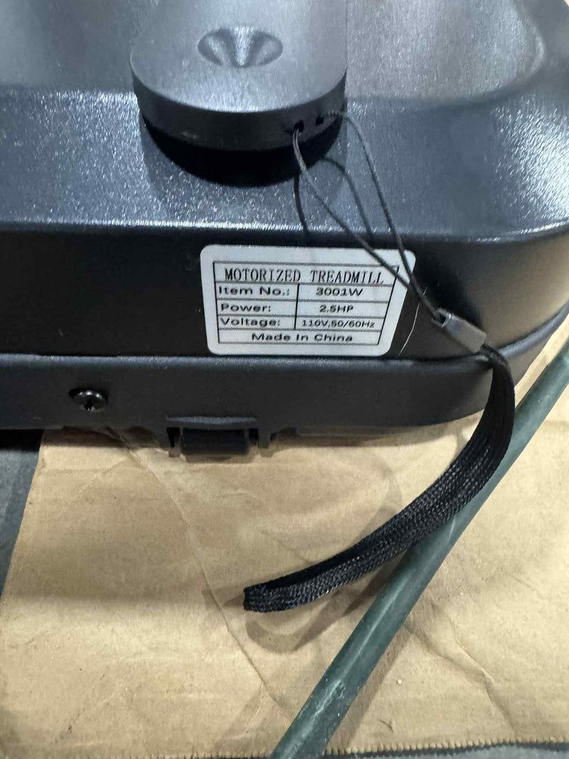 GENERIC MOTORRIZED TREADMILL WALKING PAD, 3.8 SPEECH , 39.6 LBS - BLACK/ORANGE - Like New