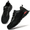M903-2E KRICELY MEN'S TRAIL RUNNING SHOES, WIDE SIZE: 9.5 (M9.5) WIDTH - BLACK - Like New