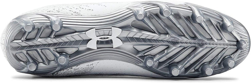 3022667 Under Armour Mens Spotlight Select Mid Mc Cleats White 100 Size 11 - Like New