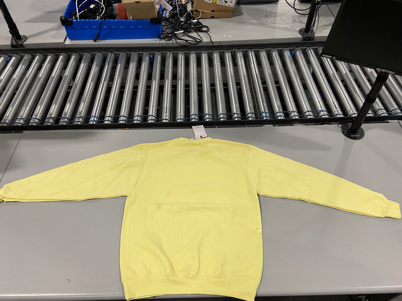 CHAMPION SWEATER, YELLOW, MEDIUM, 15763 - Like New