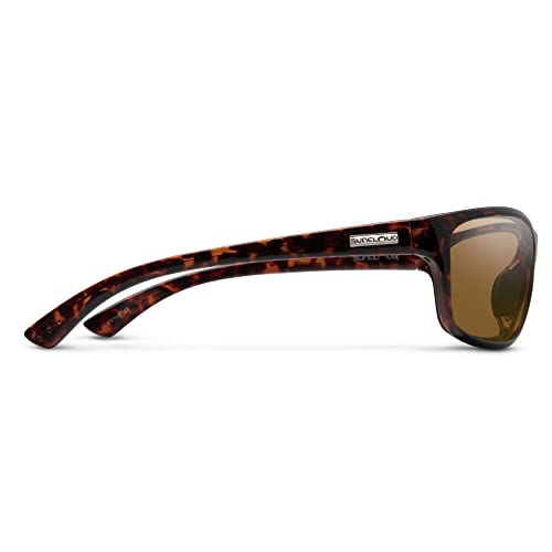 SUNCLOUD SENTRY SUNGLASSES 100% UV PROTECTION POLARIZED BROWN - TYE-DY ...