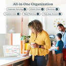 Skylight Calendar: 15-inch Wall Planner Digital Calendar & Chore Chart, White - Like New