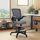 Flash Furniture Kale Mid-Back Swivel Office Chair with Height Adjustable - Like New