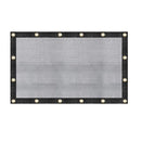 Windscreensupplyco 55-70% Mesh Tarp/Shade Cloth Heavy Duty, Black, 16'X24' - Brand New