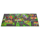 IQ Toys Kids City Traffic Play Mat Rug 36 X 72 Inches B01AR4IIP2 - Multicolor - Like New
