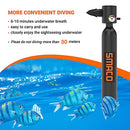 Mini Scuba Tank 0.5L Scuba Cylinder for Beginner Black B08Q7MXY3F - NEW - Brand New