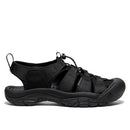 KEEN WOMEN'S NEWPORT H2 CLOSED TOE WATER SANDAL TRIPLE BLACK SIZE 7.5 - Like New