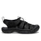 KEEN WOMEN'S NEWPORT H2 CLOSED TOE WATER SANDAL TRIPLE BLACK SIZE 7.5 - Like New