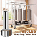 Raybee Clothes Rack, Collapsible Wardrobe Organizer, Heavy Duty Storage - Brand New