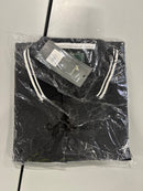 TIGER WOLF 3 BUTTON POLO SHIRT - SIZE: MEN XL - - SIZE: MEN XL - BLACK/WHITE - Brand New