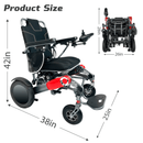JOHNDAWSON ULTRA LIGHTWEIGHT FOLDABLE POWER WHEELCHAIR 15 MILES LONG RANGE - Like New
