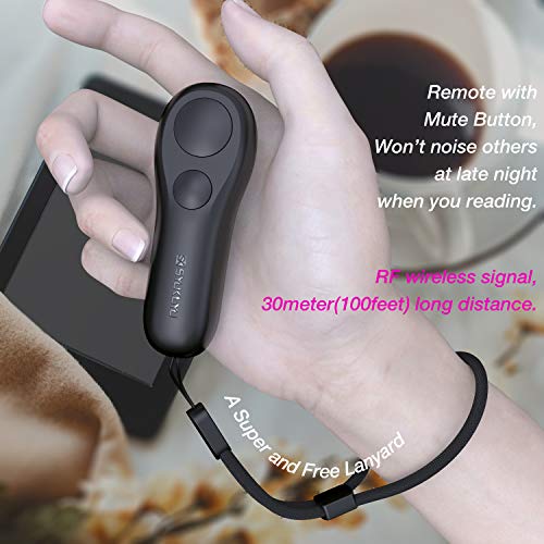 SK SYUKUYU RF REMOTE CONTROL PAGE TURNER FOR KINDLE READING IPAD SURFACE - BLACK - Like New