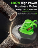 Brushless Electric Weed Wacker Foldable Cordless Weed Eater Battery Powered - Brand New