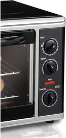 Hamilton Beach Countertop Oven with Convection and Rotisserie - Silver - Like New