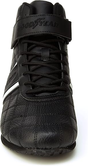 GOODYEAR MENS CLUTCH RACER SNEAKER – HIGH-TOP SNEAKERS - MEN 13 - BLACK/WHITE - Brand New