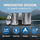 ALEXAPURE COUNTERTOP WATER FILTRATION SYSTEM STAINLESS STEEL ZAP-PRO - Like New