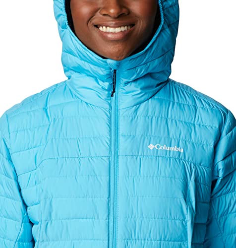 COLUMBIA WOMEN'S SILVER FALLS HOODED JACKET - SIZE: WOMEN M - ATOLL - Brand New