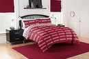 Northwest The Company NCAA Indiana Hoosiers Rotary Full Bed in a Bag Set -red - Brand New