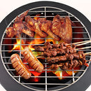 LIMOR Smokeless Fire Pit BBQ Grill 13" Wood Pellet Burning Camping - Black - Brand New