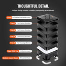 VEVOR 5-Tray Composter, 50L Worm Compost Bin - Indoor/Outdoor Worm Farm Kit - Brand New