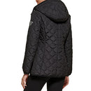 GUESS WOMEN'S QUILT SHORT LIGHT-WEIGHT JACKET - X-LARGE - QUILTED BLACK - Brand New