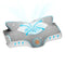 cervical memory foam pillow for neck shoulder pain orthopedic pillow Gray-S - Brand New