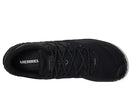 J037151 MEN'S MERRELL TRAIL GLOVE 7 BLACK BLACK SIZE 10 - Like New