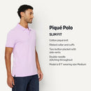AMAZON ESSENTIALS SLIM-FIT COTTON PIQUE POLO SHIRT MEN M LAVENDER - Like New