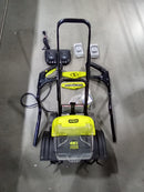 Sun Joe 48V Cordless Garden Tiller/Cultivator Kit, 2x 2Ah, 24V-X2-TLR14 - Green - Like New