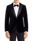 BOSS HUTSON VELVET SLIM FIT DINNER JACKET 42R - BLACK - Brand New