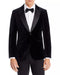 BOSS HUTSON VELVET SLIM FIT DINNER JACKET 42R - BLACK - Brand New