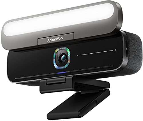 ANKERWORK B600 VIDEO BAR 4-IN-1 2K COMPUTER CAMERA WITH SPEAKER MIC - BLACK - Like New