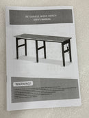 FIXCHIGO 96” HEAVY DUTY WORKBENCH,5000 LBS CAPACITY ADJUSTABLE WORK BENCH - WOOD - Like New