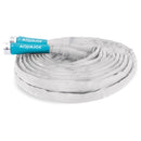 AQUA JOE 50FT EXPANDABLE RV HOSE WITH MARINE-GRADE FIBER JACKET - WHITE - Like New