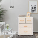 AZL1 LIFE CONCEPT DRESSER STORAGE FURNITURE ORGANIZER - WOOD METAL/IVORY - Like New
