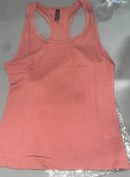 STUDIO 33 WOMEN'S SOLID SLEEVELESS RACERBACK TANK TOP - SIZE: WOMEN S - PEACH - Like New